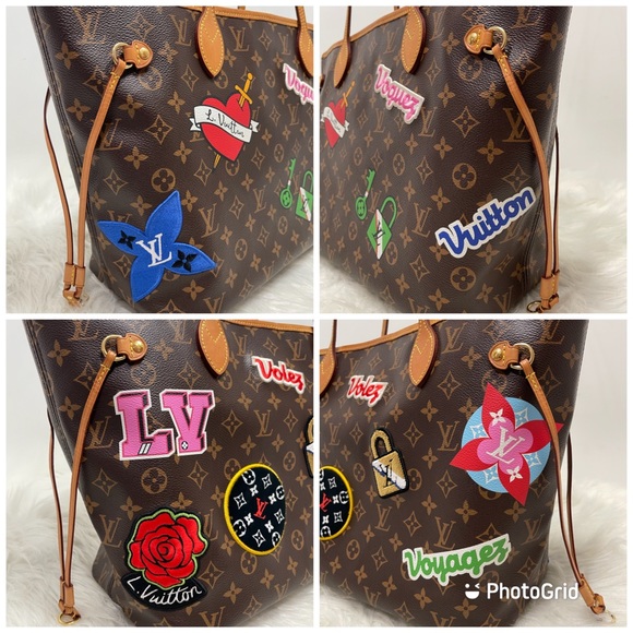 Neverfull MM Patches SET Limited Edition(PRICE IS FOR SET) - Picture 5 of 16